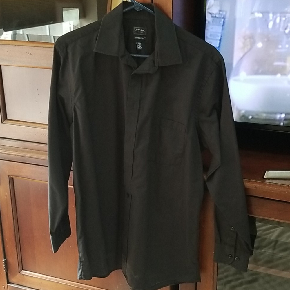 Mens long sleeve dress shirt